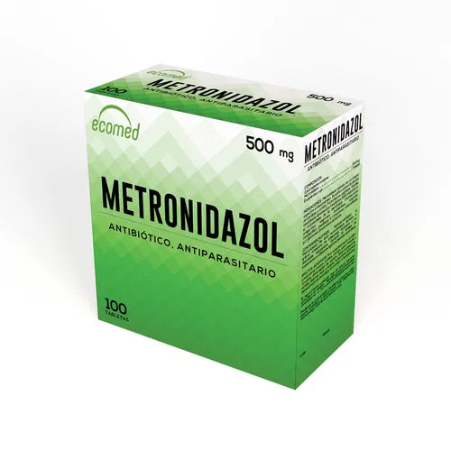 METRONIDAZOL 500 MG, SOBRE DE 10 TABLETAS