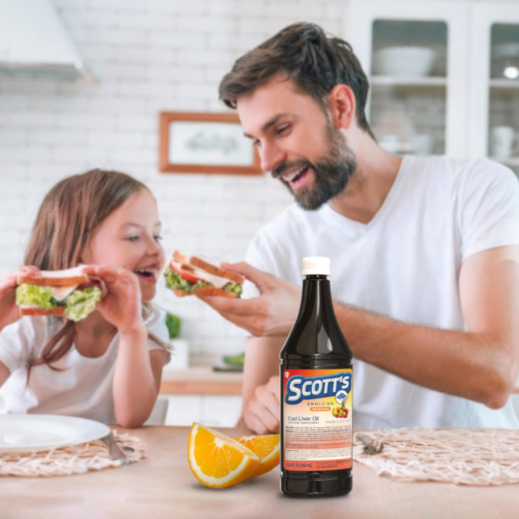 SCOTT'S EMULSION - Orange Flavor | Family Size - 15.3 Fl Oz | 1-Pack