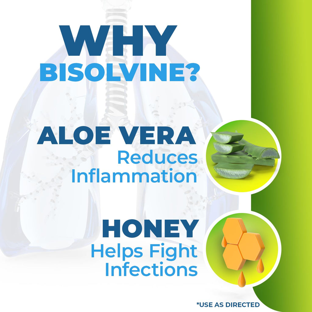 BISOLVINE ALOE-MIEL - Cough Syrup | 6 Fl Oz | 1-Pack