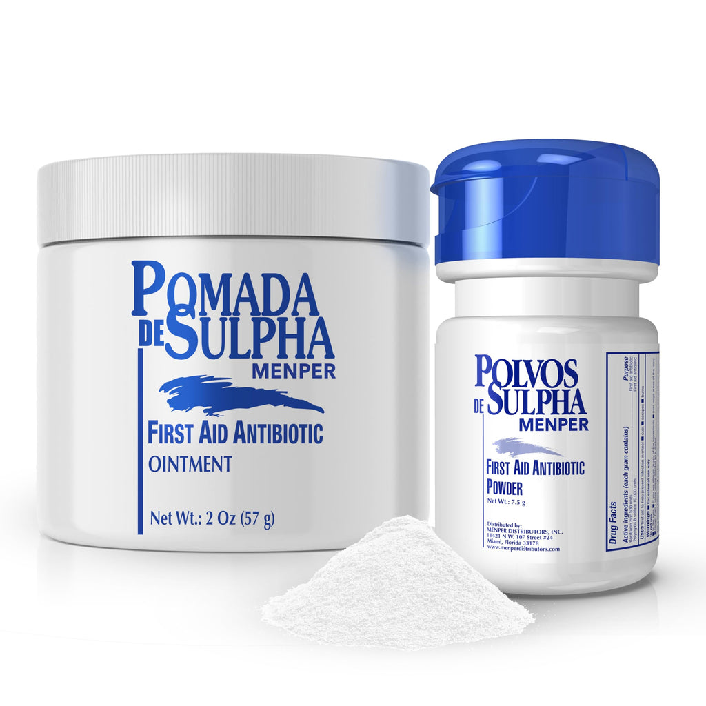 SULPHA POWDER & SULPHA OINTMENT - Bundle | 7.5 Gr 2 Oz
