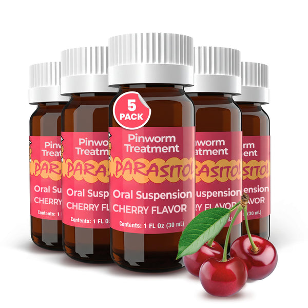 PARASITOL - Pinworm Oral Suspension with Pyrantel Pamoate | 1 Fl Oz