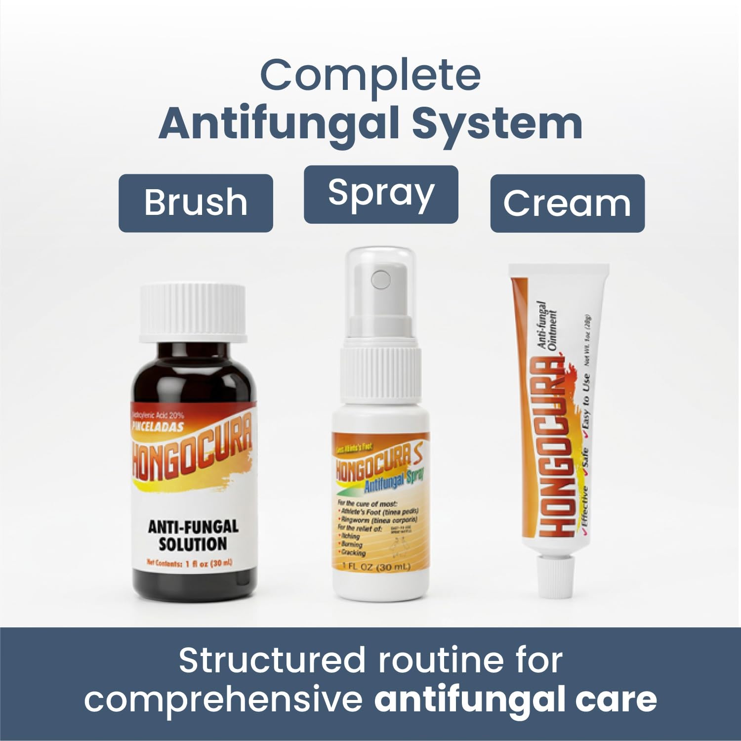 HONGOCURA - Athletes Foot Treatment Bundle | 3-Piece Set