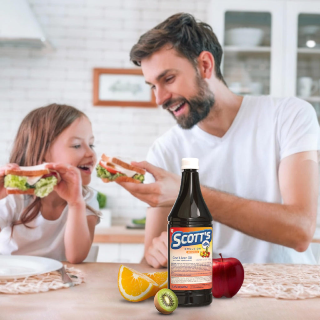 SCOTT'S EMULSION - Fruits Flavor | Family Size - 15.3 Fl Oz | 1-Pack