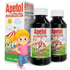 Apetol Appetite Booster for Kids & Adults | Liquid Multivitamin Syrup with B Complex & Zinc | Daily Weight Gain Supplement for Energy & Vitality | Appetite Stimulant | Easy-to-Take Liquid | 2-Pack