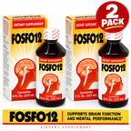 FOSFO12 2 Pack: dos frascos de 8 fl oz (237 mL) cada uno