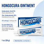 Hongocura ungüento antifúngico con ácido undecilénico 5%, zinc 20% y tamaño 1 oz