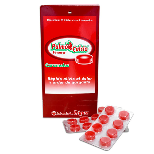 PULMO CALCIO CARAMELOS, BLISTER DE 8 CARAMELOS