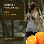 LA DRA. MILLER: hierro y seis vitaminas B por porción / iron and six B vitamins per serving