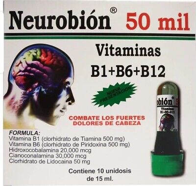 NEUROBION 50 MIL, 10 VIALES